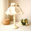 Axyaa Lace Princess LED Desk Lamp Pink Bedroom Bedside Study Lights