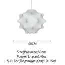 Axyaa Modern Chinese Silk Pendant Lamp for Home Decoration