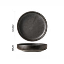 Axyaa Ceramic Tableware Collection: Kiln Changes Salad Dessert Plates Pasta Soup Molecular Dish
