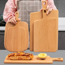 Axyaa Beech Wood Chopping Block for Kitchen Food Prep & Presentation