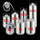 Axya Stainless Steel Nitrogen Coffee Keg Ball lock Growler Dispenser for Home Brew