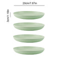 Axyaa Eco-Friendly Wheat Straw Dinner Plates Set - 4pcs Full Tableware & Dinnerware