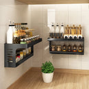 Axyaa 2-Layer Kitchen Storage Organizer for Seasoning Bottles and Utensils
