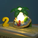 Axyaa Cartoon Coconut Tree Night Light - Ideal Children's Bedroom Desk Lamp