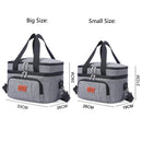 Axyaa Double Layers Tote Cooler Lunch Bag for Travel & Picnic, Large Capacity, Shoulder Strap