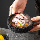 Axyaa Round Japanese Bowl Separator Plate for Creative Dining Experience