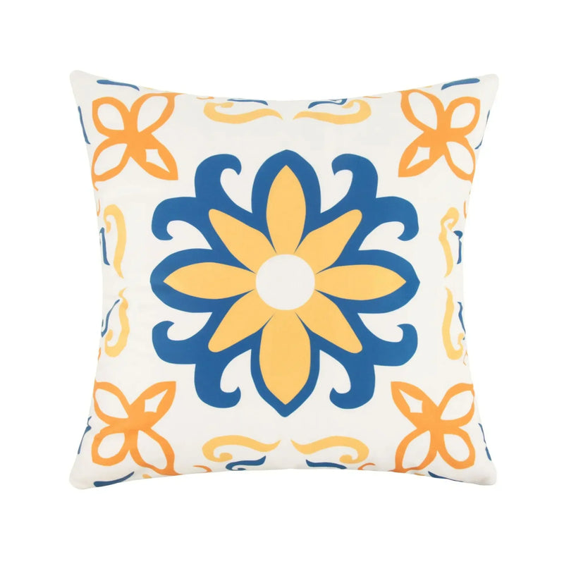Axyaa Boho Outdoor Cushion Cover 45x45cm for Decorative Pillow - Water-resistant