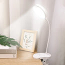 Axya Clip LED Desk Lamp 3 Colors Night Light USB Table Lamp