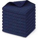 Axyaa Microfiber Waffle Kitchen Towels - Ultra Absorbent Cleaning Rags