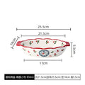 Axyaa Ceramic Oval Baking Dish Pan with Handle - Kitchen Roasting Lasagna and Cheese Pan