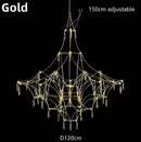 Axyaa Firefly Star Crystal Chandelier for Elegant Spaces
