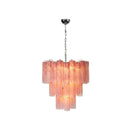 Axyaa Green Glass Pendant LED Chandelier for Modern Living Room Lighting