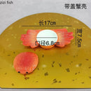 Axya Ceramic Crab Shells Dinner Plate Sushi Salad Bowl Snack Tray Dessert Fruit Plates