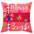 Axyaa Santa Claus Fawn Luminous Pillowcase - Christmas Party & Home Decor Gift