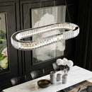 Axyaa Luxury Crystal Ceiling Pendant Lamp for Elegant Room Decor