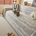 Axyaa Chenille Sofa Cover: Universal, Anti-Slip, Comfy, All Season, Living Room Decoration