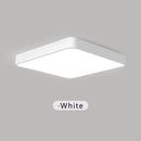 Axyaa Nordic Macaron LED Square Ceiling Light: Modern Iron Home Lamp for Living Room, Bedroom, Study