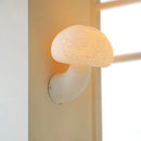 Axyaa White Mushroom Medieval Wall Lamp Outdoor Red Wall Sconce - Waterproof LED Light Fixtures