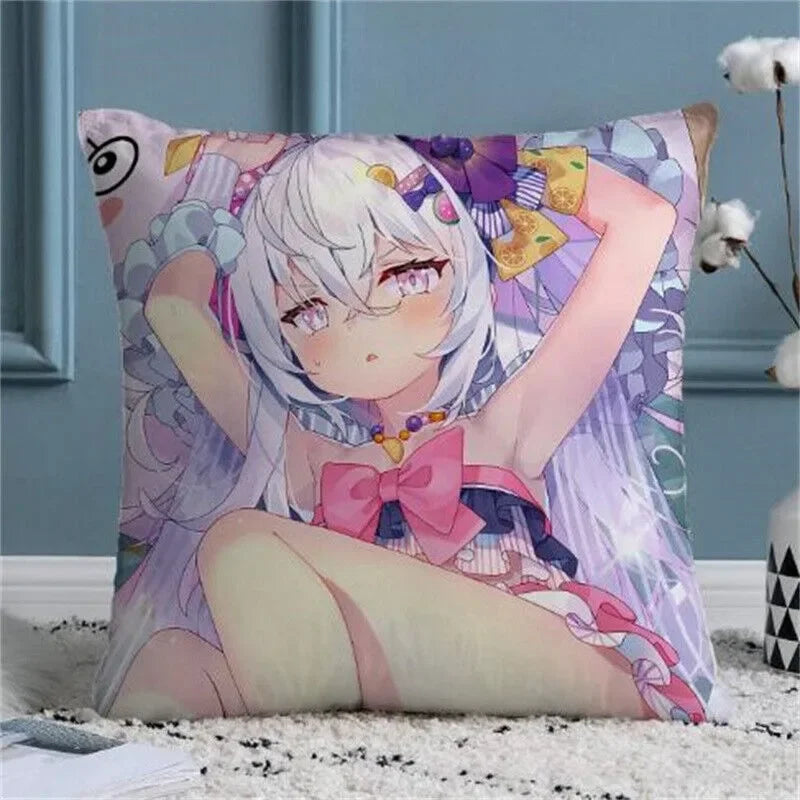 Blue Archive Anime Decor Case Throw Pillow Cover for Sofa Cushion Home by Axyaa