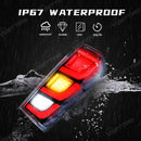Axyaa LED Tail Lamps for Isuzu Dmax D-max 2012-2019 Rear Running Brake Turn Signal