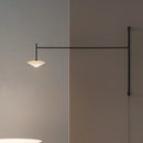 Axyaa Black Swim Arm Wall Light for Living Room & Bedroom