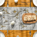 Swan 3D Table Runner for Kitchen Dining Decor by Axyaa