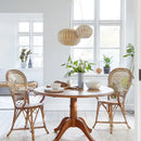 Axyaa Nordic Rattan Pendant Lights: Handmade Chandeliers for Living and Dining Room