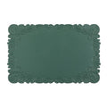Axyaa Faux Leather Placemats Set for Home Kitchen Cafe Bar Indoor Outdoor