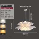 Axyaa White Acrylic LED Chandelier for Modern Nordic Bedroom and Living Room