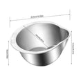 Axyaa Stainless Steel Rice Washer and Strainer Bowl Kitchen Tool