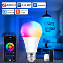 Axyaa Smart LED Bulb 15W RGB Dimmable ZigBee WiFi Bluetooth E27 85-265V