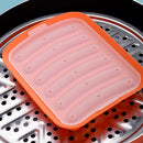 Axyaa Silicone Sausage Mold 6-hole High-temp Resistant Easy Demolding Accessory Food Box