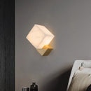 Axyaa Alabaster Wall Lamp All Copper Fixture Bedroom Staircase Headboard