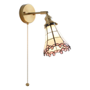 Axyaa Glass Flower Wall Light: Modern Nordic LED Fixture for Kitchen, Stair, Bathroom Lighting