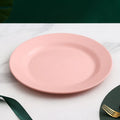 Axyaa Blue Green Polypropylene Dinner Plates Set of 4/10 - Eco-Friendly Lightweight Tableware