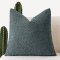 Axyaa Boucle Throw Pillow Cover | Soft Texture | Cozy 18x18" Square Pillow Case