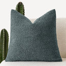 Axyaa Boucle Throw Pillow Cover | Soft Texture | Cozy 18x18" Square Pillow Case