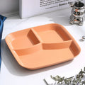 Axyaa Food Grade Plastic Dinner Plate Multipurpose Storage Tray Heat-resistant Dishes