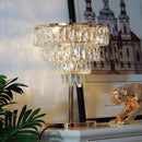 Axyaa Crystal LED Floor Lamp - Luxe Living Room Office Hotel Decor Standyalty Standby