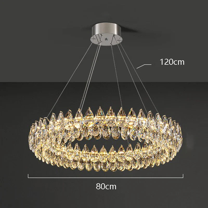 Axyaa Circular LED Ceiling Lamp: Modern Lighting Source for Living Rooms & Bedrooms