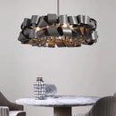 Axyaa Irregular Iron Chandelier Modern Light Luxury for Home Decoration