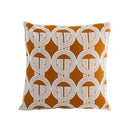 Axyaa Coffee Geometric Patterns Pillowcase - Modern Simplicity for Living Room Sofa