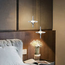 Axyaa LED Staircase Chandeliers: Modern Home Pendant Light Lamps for Living Room