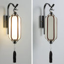 Axyaa Chinese Copper Wall Lamp for Living Room Bedroom Study Corridor Decor