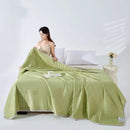 Axyaa Summer Cool Quilt Cold Silk Solid Color Single Double Air Conditioner Quilt