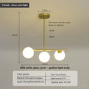 Axyaa Glass Ball Chandelier Suspension for Dining Room, Kitchen, Office - Modern Design