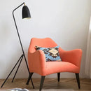 Axyaa Grasshopper Black White Tripod Floor Lamp for Living Room Studio