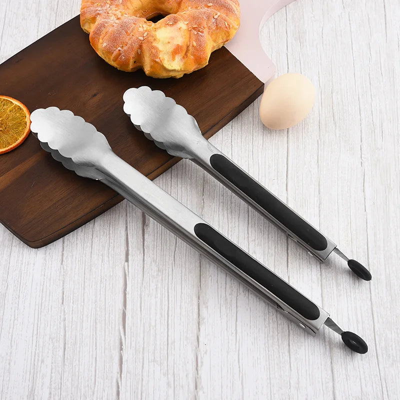 Axyaa Stainless Steel Food Tong for Safe Kitchen Handling