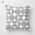Axyaa Grey Family Pillowcase Square Cushion Cover for Home Office