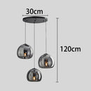 Axyaa Crystal Chandelier Stair Pendant Light Living Room Interior Lighting